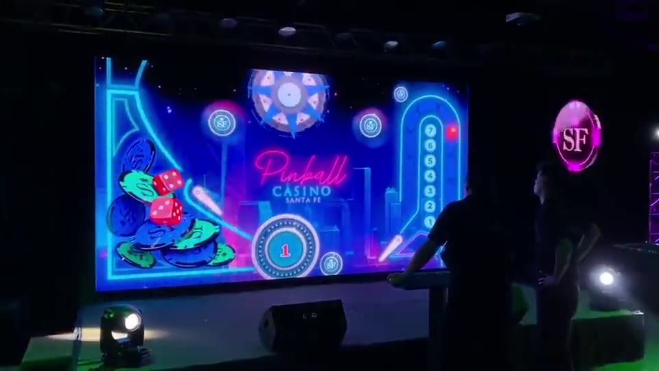 Sorteos, pantalla LED, movimiento, pantalla táctil y realidad virtual